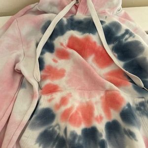 Cute tie die hoodie